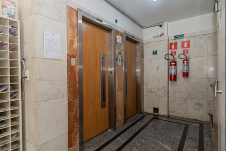 Área comum - Elevadores de apartamento para alugar com 1 quarto, 39m² em Centro Histórico de São Paulo, São Paulo