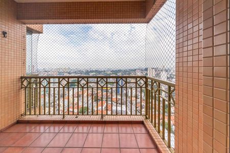 Varanda da Sala de apartamento para alugar com 3 quartos, 100m² em Vila Bastos, Santo André