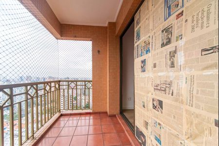 Varanda da Sala de apartamento para alugar com 3 quartos, 100m² em Vila Bastos, Santo André