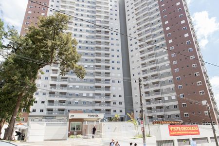 Apartamento à venda com 55m², 2 quartos e 1 vagaFachada e portaria