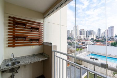 Varanda de apartamento para alugar com 2 quartos, 54m² em Vila Guarani (zona Sul), São Paulo