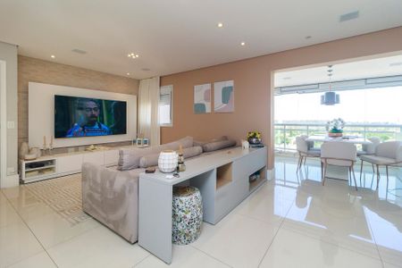 Sala de apartamento à venda com 2 quartos, 108m² em Campo Belo, São Paulo