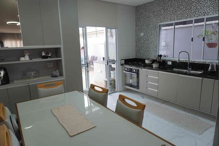 Cozinha e Sala de Jantar de casa para alugar com 2 quartos, 150m² em Villas do Jaguari, Santana de Parnaíba