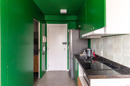 Cozinha de kitnet/studio para alugar com 1 quarto, 25m² em Centro Histórico de São Paulo, São Paulo
