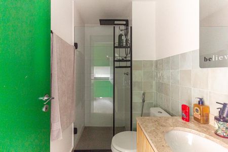 Banheiro de kitnet/studio para alugar com 1 quarto, 25m² em Centro Histórico de São Paulo, São Paulo