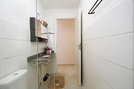 Banheiro Social de apartamento à venda com 3 quartos, 106m² em Palmeiras, Belo Horizonte