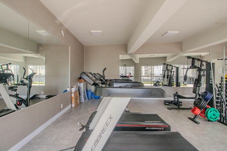 Área comum - Academia de apartamento para alugar com 2 quartos, 50m² em Jardim Sabará, Porto Alegre