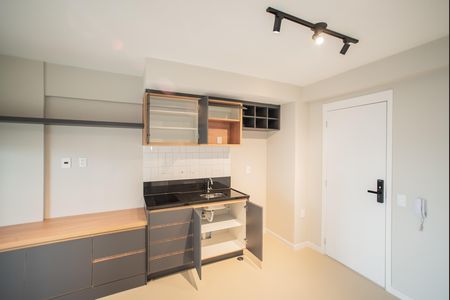 Cozinha de kitnet/studio para alugar com 1 quarto, 45m² em Vila Clementino, São Paulo