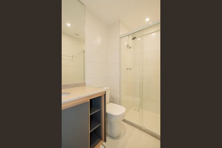 Banheiro da Suíte de kitnet/studio para alugar com 1 quarto, 45m² em Vila Clementino, São Paulo