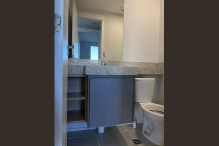 Banheiro de apartamento para alugar com 2 quartos, 42m² em Fazenda Crimeia Caveiras, Goiânia
