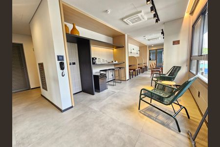 Área comum de kitnet/studio à venda com 1 quarto, 21m² em Campo Belo, São Paulo