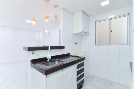 Cozinha de apartamento para alugar com 2 quartos, 45m² em Água Chata, Guarulhos