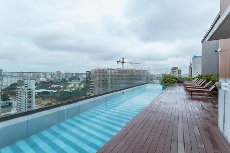 Studio para alugar com 27m², 1 quarto e sem vaga Studio para alugar com 27m², 1 quarto e sem vagaÁrea comum - Piscina