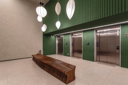 Studio para alugar com 27m², 1 quarto e sem vaga Studio para alugar com 27m², 1 quarto e sem vagaHall social