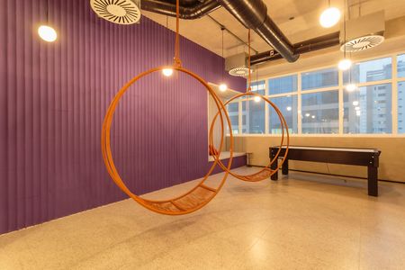 Área comum de kitnet/studio para alugar com 1 quarto, 27m² em Indianópolis, São Paulo