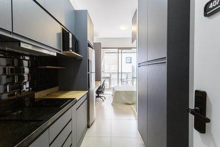 Studio de kitnet/studio para alugar com 1 quarto, 27m² em Indianópolis, São Paulo