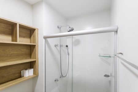 Studio para alugar com 27m², 1 quarto e sem vaga Studio para alugar com 27m², 1 quarto e sem vagaBanheiro