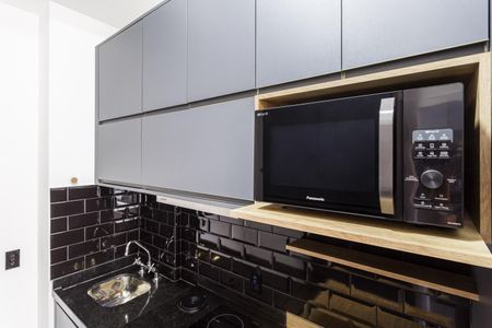 Studio para alugar com 27m², 1 quarto e sem vaga Studio para alugar com 27m², 1 quarto e sem vagaCozinha