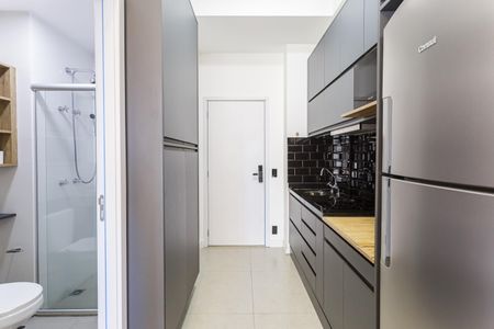 Studio para alugar com 27m², 1 quarto e sem vaga Studio para alugar com 27m², 1 quarto e sem vagaCozinha
