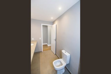 Banheiro da Suíte de apartamento à venda com 2 quartos, 120m² em Centro Comercial Jubran, Barueri