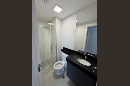 Banheiro de apartamento para alugar com 2 quartos, 42m² em Santo Antônio, Santo André