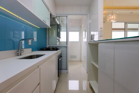 Cozinha de apartamento para alugar com 2 quartos, 62m² em Vila Sonia, São Paulo