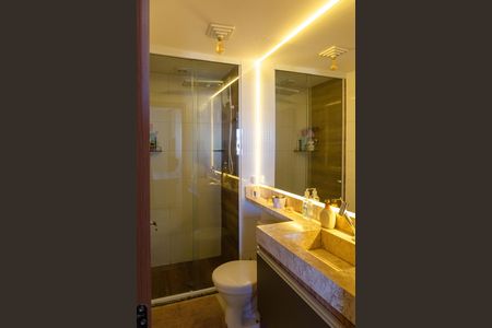 Banheiro de kitnet/studio para alugar com 1 quarto, 40m² em Vila Galvão, Guarulhos