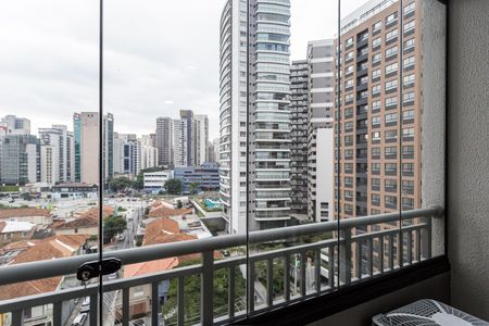 Varanda de apartamento para alugar com 1 quarto, 25m² em Vila Nova Conceição, São Paulo