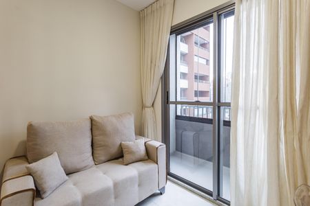 Sala de apartamento para alugar com 1 quarto, 25m² em Vila Nova Conceição, São Paulo