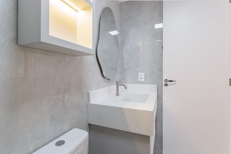 Apartamento para alugar com 25m², 1 quarto e sem vaga Apartamento para alugar com 25m², 1 quarto e sem vagaBanheiro da Suíte