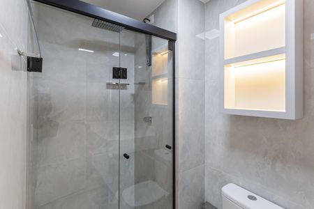 Apartamento para alugar com 25m², 1 quarto e sem vaga Apartamento para alugar com 25m², 1 quarto e sem vagaBanheiro da Suíte