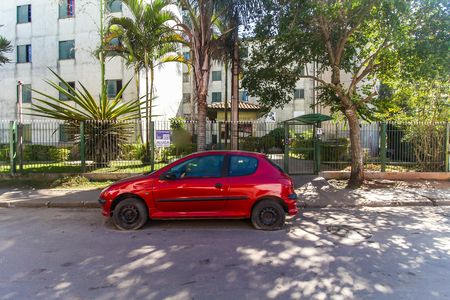 Fachada + Placa de apartamento para alugar com 2 quartos, 48m² em Jardim Fiorelo, São Paulo