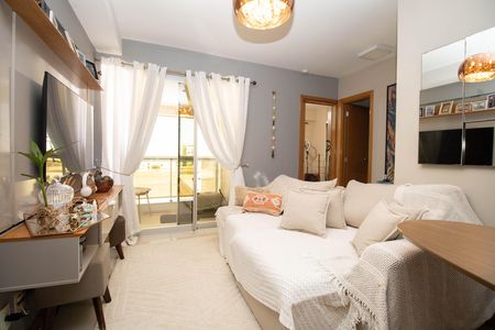 Sala de apartamento à venda com 2 quartos, 52m² em Guará, Brasília