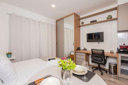 Apartamento para alugar com 24m², 1 quarto e sem vaga Apartamento para alugar com 24m², 1 quarto e sem vagaSala / Quarto