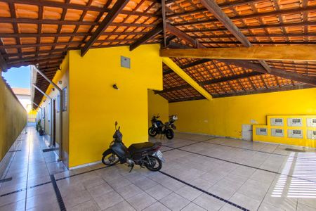 Garagem de casa de condomínio para alugar com 1 quarto, 34m² em Nova Mirim, Praia Grande