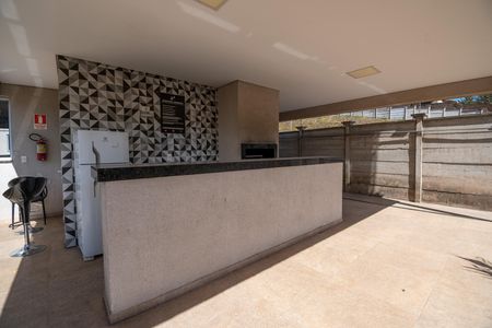 Área comum - Churrasqueira de apartamento para alugar com 2 quartos, 44m² em Maria da Conceicao, Contagem
