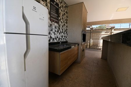 Área comum - Churrasqueira de apartamento para alugar com 2 quartos, 44m² em Maria da Conceicao, Contagem