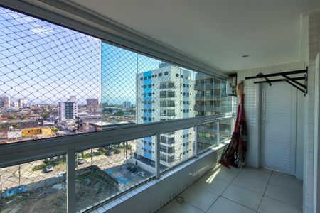 Sacada de apartamento para alugar com 1 quarto, 59m² em Canto do Forte, Praia Grande