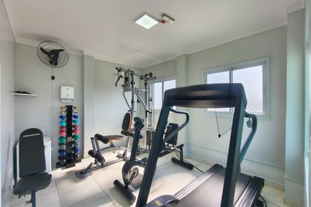 Apartamento para alugar com 59m², 1 quarto e 2 vagas Apartamento para alugar com 59m², 1 quarto e 2 vagasAcademia
