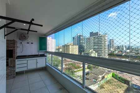 Sacada de apartamento para alugar com 1 quarto, 59m² em Canto do Forte, Praia Grande