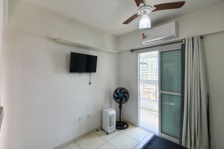 Suíte  de apartamento para alugar com 1 quarto, 59m² em Canto do Forte, Praia Grande