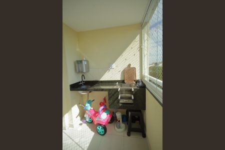 Varanda da Sala de apartamento para alugar com 2 quartos, 52m² em Jd N Sra de Fatima, São Bernardo do Campo