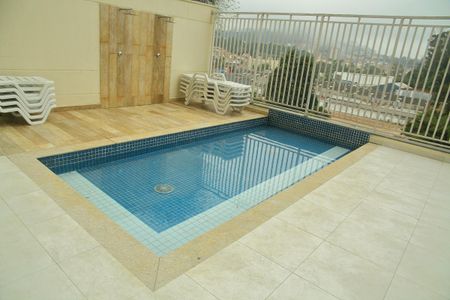 Área comum - Piscina de apartamento para alugar com 2 quartos, 52m² em Jd N Sra de Fatima, São Bernardo do Campo