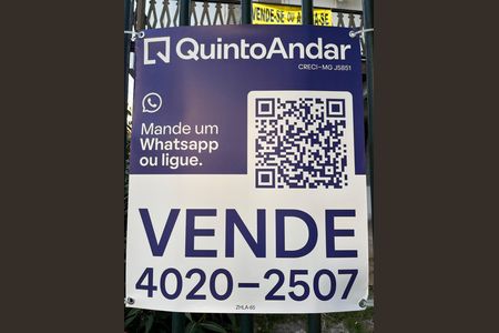 PLAQUINHA INSTALADA de casa à venda com 4 quartos, 325m² em Cidade Jardim, Belo Horizonte