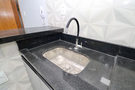 Cozinha de kitnet/studio para alugar com 1 quarto, 35m² em Piatã, Salvador