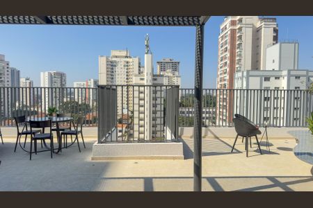 Área comum - Churrasqueira de kitnet/studio para alugar com 1 quarto, 24m² em Vila Congonhas, São Paulo