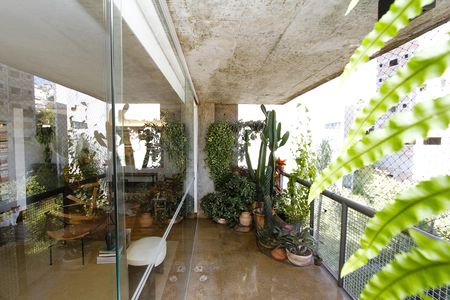 Varanda da Sala de apartamento à venda com 3 quartos, 149m² em Santa Lúcia, Belo Horizonte