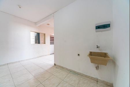 Quintal e Área de Serviço de casa para alugar com 1 quarto, 70m² em Vila Palmares, Santo André