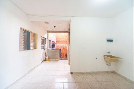 Vista da Sala de casa para alugar com 1 quarto, 70m² em Vila Palmares, Santo André