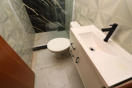 Banheiro de apartamento para alugar com 1 quarto, 27m² em Piatã, Salvador